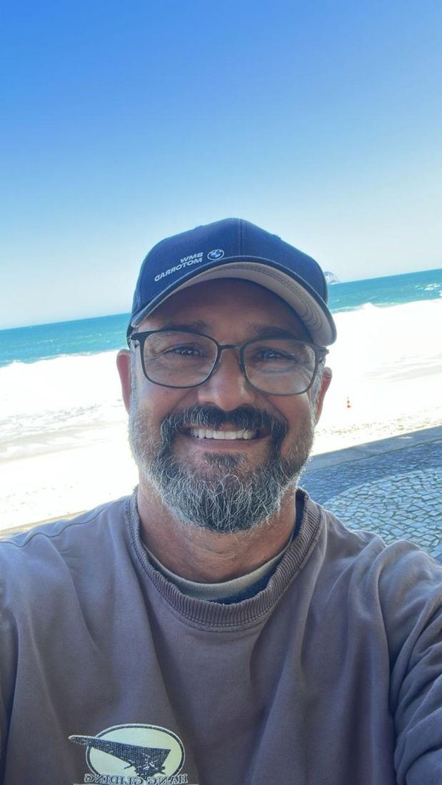 Marcelo Coelho na Praia de São Conrado